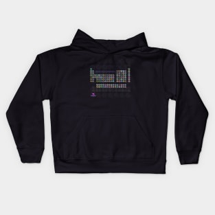 Periodic Table of Elemental Axolotls Kids Hoodie